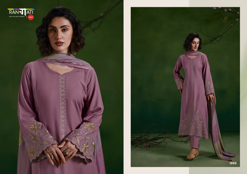 Zara Vol 12 By Rangati Pure Pashmina Dress Materials 